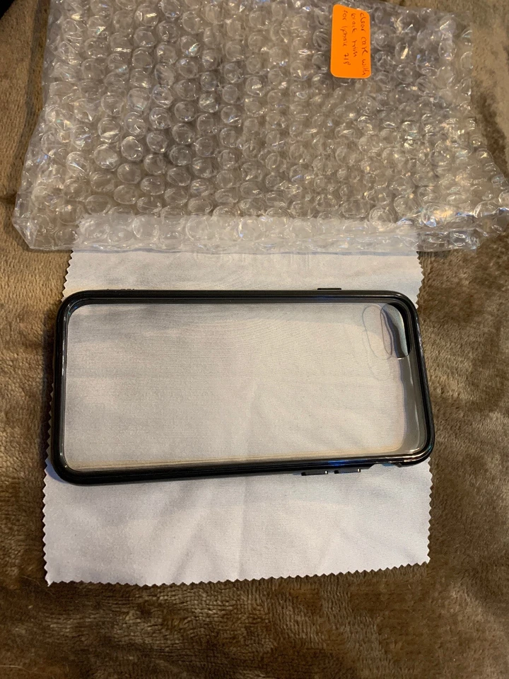 Clear case with black trim - iPhone 7/8 - No Retail Packaging — 第 2/2 张图片