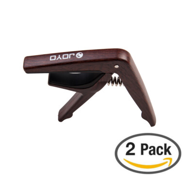 JOYO 2Pack Guitar Capo Acoustic Clip Guitar String Instrument Clamp +Free Pick