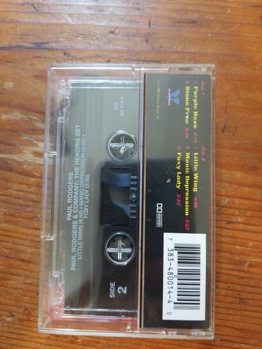 Hendrix Set, Paul Rodgers and company cassette Vintage Free Shipping - Picture 2 of 5