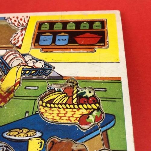 Vintage House GJ Hayter Plywood Preschool Toy Wooden Tray Jigsaw Puzzle 1970s - Picture 6 of 7