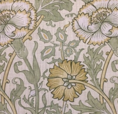 MORRIS & COMPANY Pink Rose cowslip fennel floral viscose ...