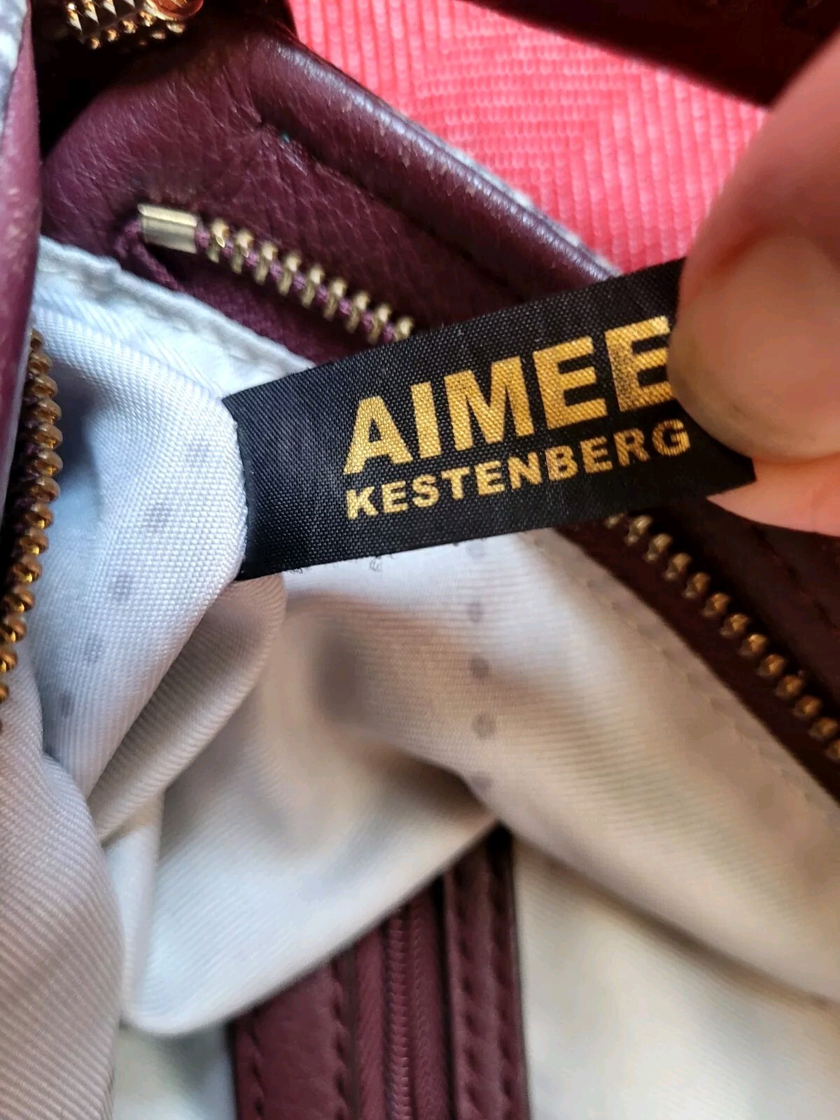 Aimee Kestenberg Python Snakeskin Leather Shoulde… - image 18