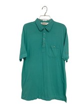 Vintage Arnold Palmer Men's Short Sleeve Polo Shirt Teal Green Size Medium