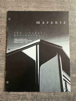 Marantz Black Laquer Series Catalog - Rare