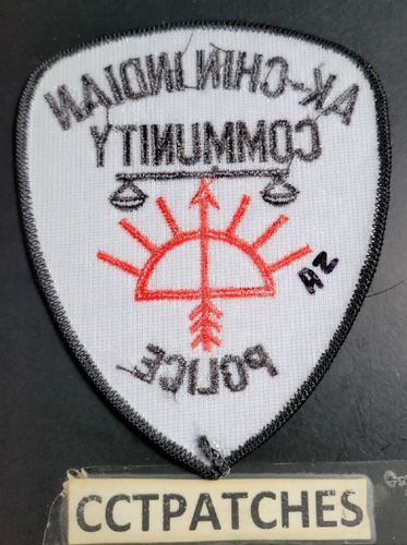 AK-CHIN INDIAN COMMUNITY, ARIZONA POLICE SHOULDER PATCH AZ - Picture 2 of 2