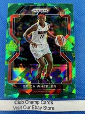2022 #135 Erica Wheeler WNBA Panini Prizm Basketball Green Ice Prizm Dream
