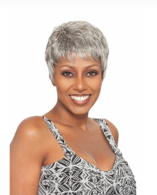Vanessa Synthetic Straight Short Pixie Boy Cut Style Natural Looking Deo Wig