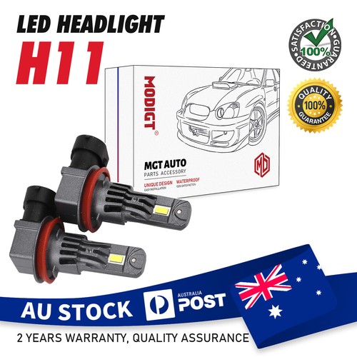 H11 H9 H8 LED Headlight Bulb Kit Low Beam Fog Light 120W 32000LM 6500K White 2x