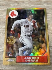 Jarren Duran RC 2022 Topps Chrome - 1987 Topps Baseball #87BC-19 Boston Red Sox