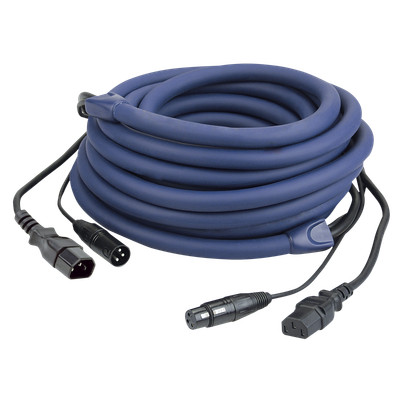 DAP Audio FP12 - IEC/XLR M - IEC/XLR F 10m Party Disco Musik Licht Bühne Event