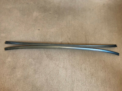 A68 Rails BMW 5er E60 LCI ROOF RAIL MOULDING GUTTER TRIM COVERS PLATINUM GREY A68 ...