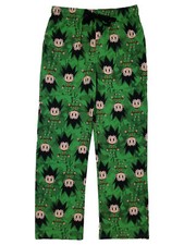 Hunter X Hunter Mens Green AOP Sleep & Lounge Pant Pajama Bottoms