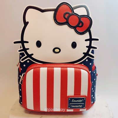 Loungefly Exclusive Hello Kitty 4th of July Patriotic Mini  display picture 2