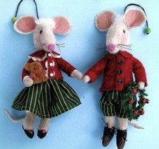 Cloth Folk Art Doll Pattern  Mousey  By Susan Barmore