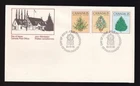 Canada FDC 1981 Christmas Trees combo  sc#900-902