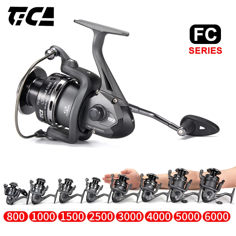 TICA Flash Cast Größen 800 - 6000 Stationärrolle Kohlefaser-Körper Spinningrolle - Bild 2 von 4