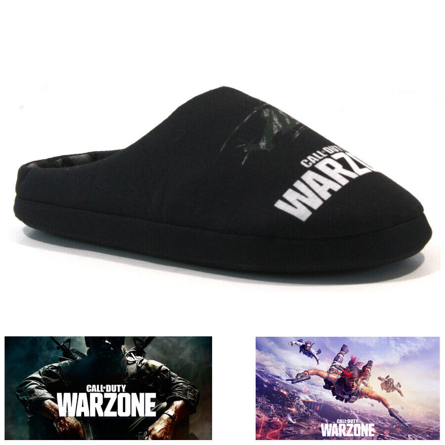 MENS XBOX BATMAN DEL BOY NOVELTY SLIPPERS WARM COMFORT FLEECE WINTER