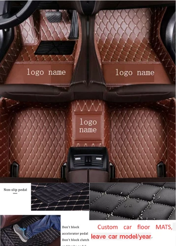 Fit for Hyundai All Models Car Floor Mats Luxury Custom Auto Carpets Waterproof - Imagen 20 de 35