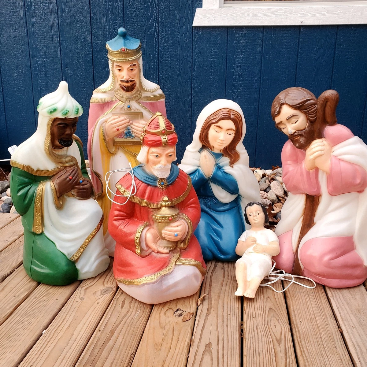 Christmas nativity scene blow mold www.imisca.jp