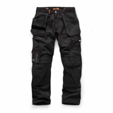 Scruffs Work Trousers Hard-Wearing Stretch Fabric | Trade Holster 28"-40"