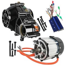 1500W 72V 60A Brushless Differential Motor Gearbox Controller kit Go kart e-bike