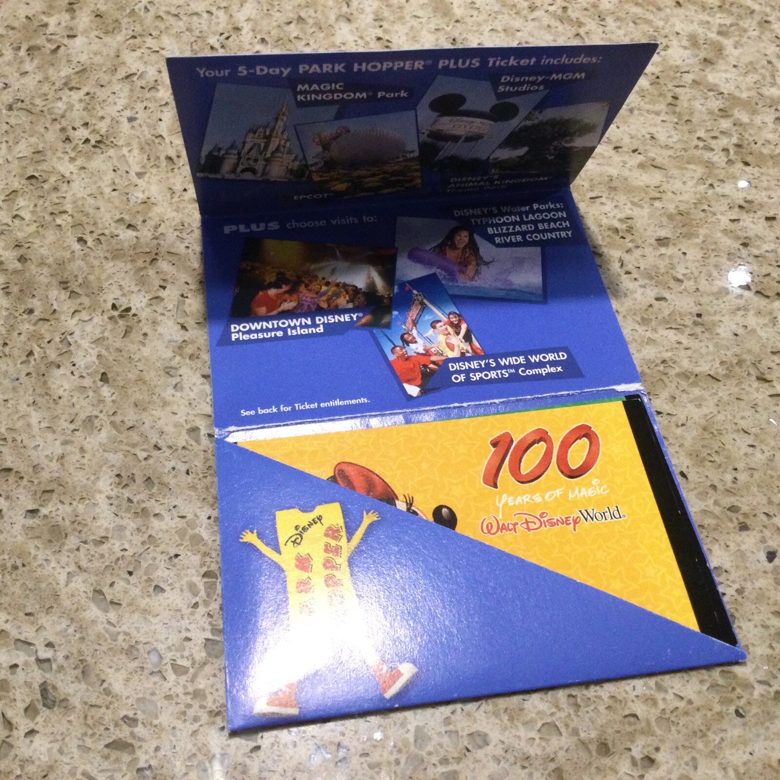 Minnie Mouse Goofy 100 Year of Magic Walt Disney World 2001 5 Day Disney Ticket eBay