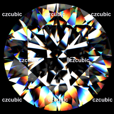 CUBIC ZIRCONIA SUPER EXCELLENT QUALITY ROUND SHAPE LOOSE STONE CZ U.S.A SHIPPER