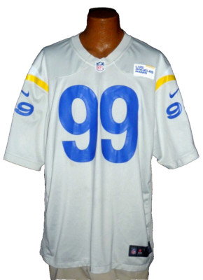 AARON DONALD LOS ANGELES RAMS NIKE 31019 ON FIELD BONE JERSEY XXL