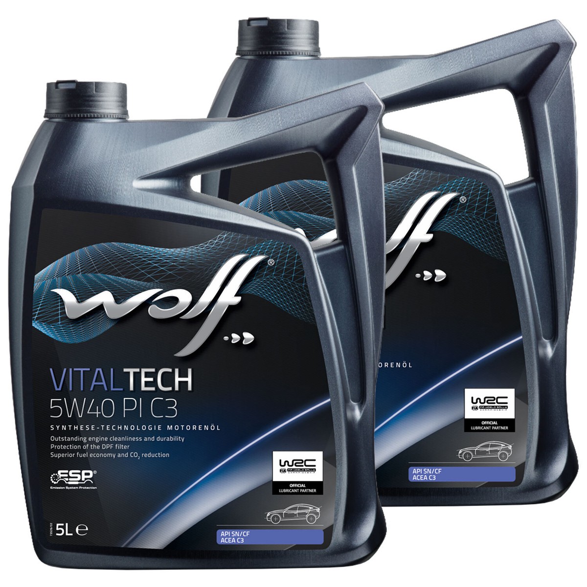 Motoröl WOLF VITALTECH PI C3 21116 SAE 5W40 2 X 5 Liter für