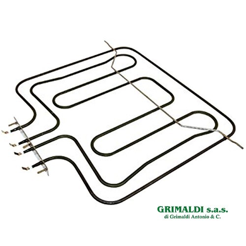 RESISTENZA DOPPIA GRILL SUPERIORE FORNO 800+1800W 220V SMEG ORIGINALE 806890278 - Foto 1 di 2