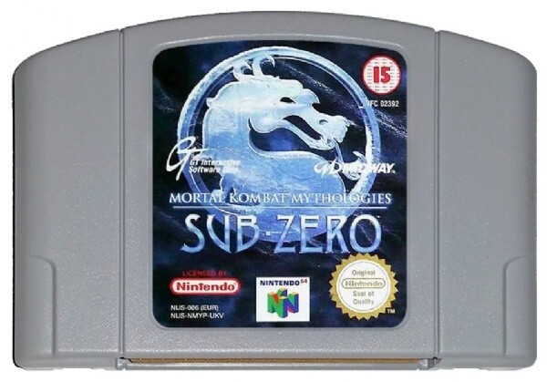 Mortal Kombat Mythologies Sub Zero Nintendo 64 N64 OEM Mortal Kombat Mythologies Sub Zero Nintendo 64 N64 OEM