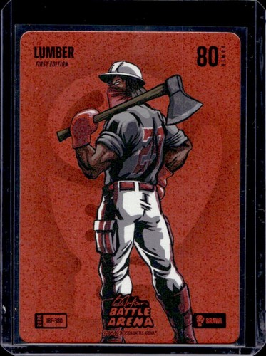 2026 Bo Jackson Battle Arena Lumber James Wood Icons Brawl Battlefoil #IBF-380