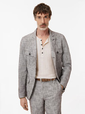  1498 NWT New John Varvatos Collection Arron Blazer Jacket EU48 US38