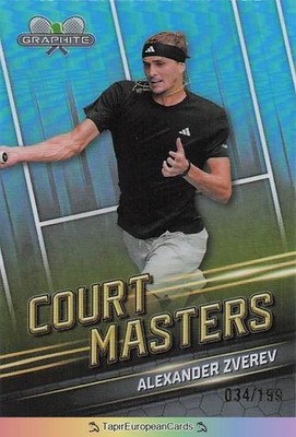/199 Alexander Zverev Court Masters Topps Chrome Tennis 2024 CMAZ