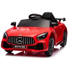 Kid Toddler 12V Licensed Mercedes-Benz Electric Ride on Car Toy with Remote Red
