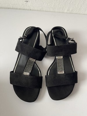 Marco Tozzi Damen Sandalette Gr. 38 Schwarz