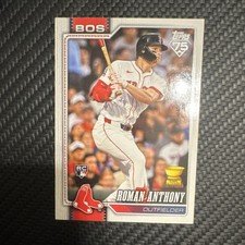 Topps 2026 Series 1 Roman Anthony Boston Red Sox Baseball Rookie Base #189