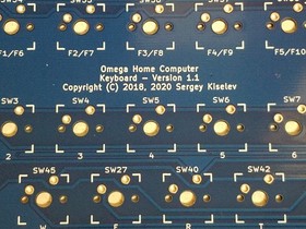 Omega MSX2 Home Computer 1.5, Kiselev, DIY Hardware Project, PCB ONLY, US Seller