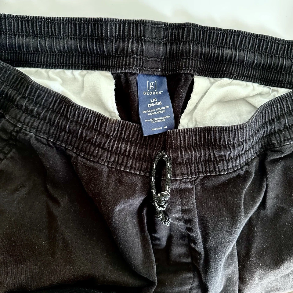 Мужские кроссовки George Cotton размер L (36-38) черные эластичные на талии шнурок - Изображение 2 из 3