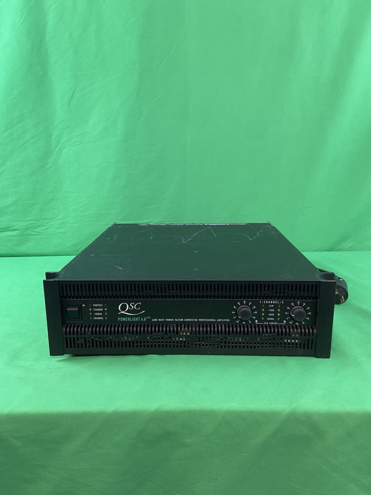 **QSC PowerLight 6.0  |  2 Channel Power Amplifier  |parts or repair**