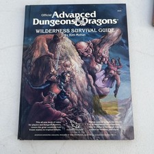 TSR AD&D Wilderness Survival Guide DUNGEONS & DRAGONS HC Used
