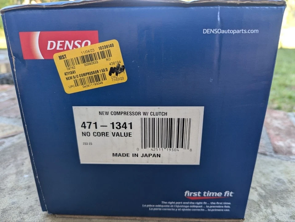 Denso 471-1341 A/C Compressor & Clutch for 2000-2005 Toyota Echo - AU - Image 2 of 2