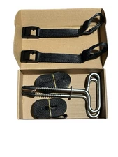 Deluxe Ice Anchors Ice Fishing Shelter Tie Down Kit - With Straps 6-8 FT