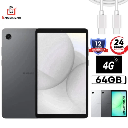 Samsung Galaxy Tab A11 64GB 4G Gray Brand New Factory Sealed Box Tablet