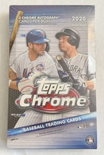 2020 Topps Chrome Baseball Hobby Box Brand New Factory Sealed 2 Autographs