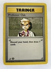 Pokémon TCG Professor Oak 88/102 1st Edition Shadowless Base Set Uncommon 1999