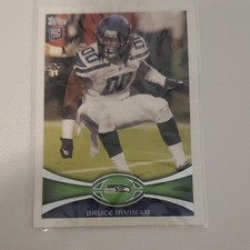 Topps 2012 Bruce Irvin Rookie Seattle Seahawks Football Card #44. rookie card picture