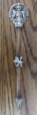 PEWTER CRYSTALS AND GLASS GARGOYLE STIRRER/WA...