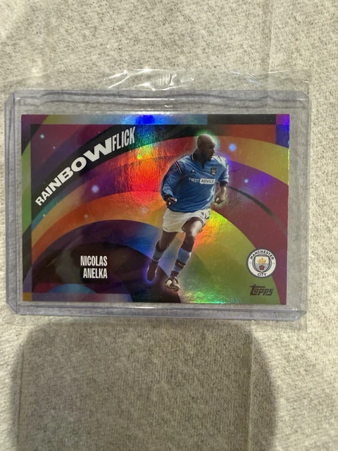 Nicolas Anelka Manchester City Topps Team Set 2026 Rainbow Flick RF-22
