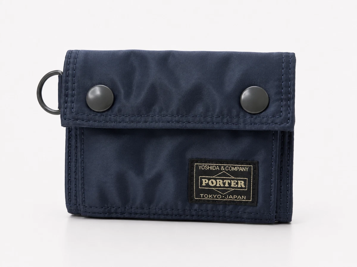 PORTER×BLUE BLUE INDIGO RIPSTOP WALLET Porter Blue Wallets for Men for sale | eBay